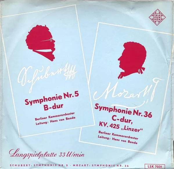 Symphonie Nr. 5 B-Dur / Symphonie Nr. 36 C-Dur, KV. 425 "Linzer"