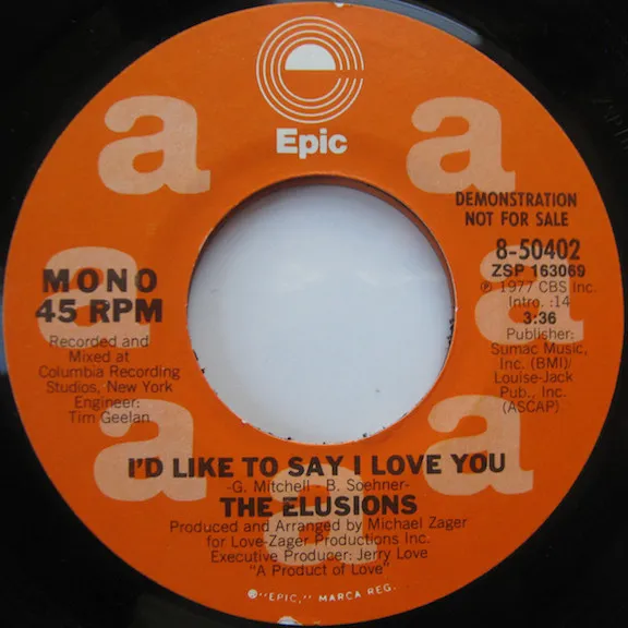 I'd Like To Say I Love You