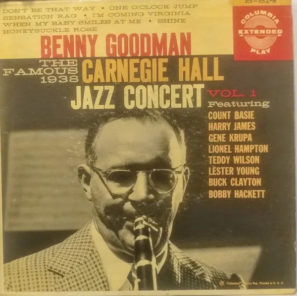 The Famous 1938 Carnegie Hall Jazz Concert Vol. 1