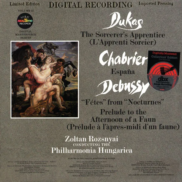 The Sorcerer's Apprentice (L' Apprenti Sorcier) / España / "Fétes" From "Nocturnes" /  Prelude To The Afternoon Of A Faun (Prélude à l'après-midi d'un faune)