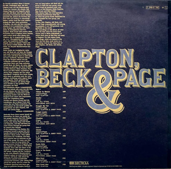 Clapton, Beck & Page