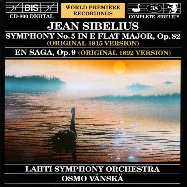 Symphony No. 5 In E Flat Major, Op. 82 / En Saga, Op. 9
