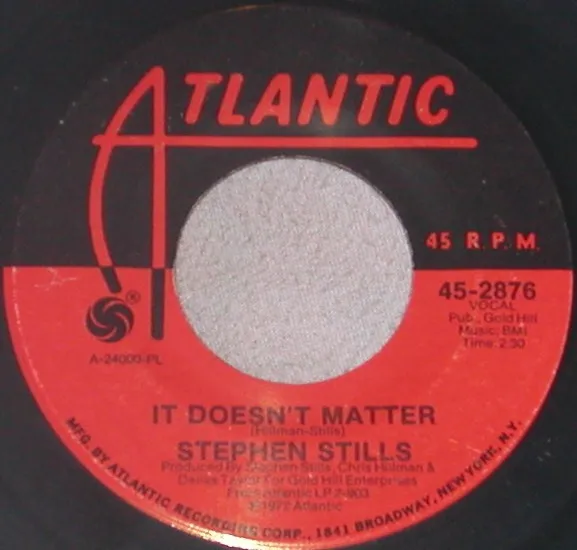 It Doesn't Matter / Rock & Roll Crazies Medley