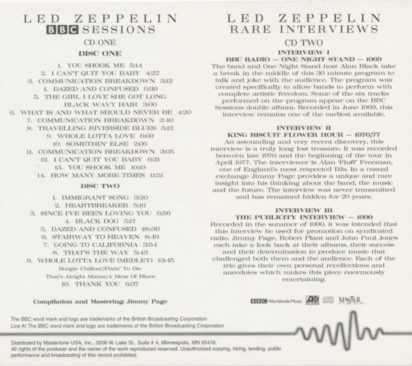 BBC Sessions + Rare Interviews