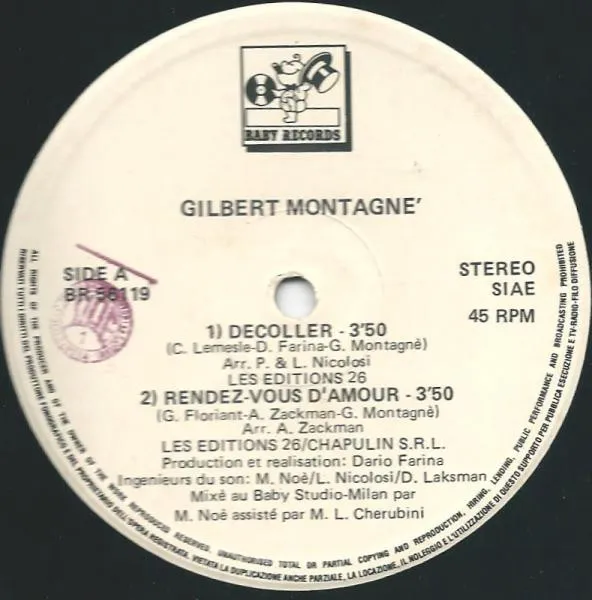 Decoller / Rendez-Vous D'Amour / Envie D'Elle