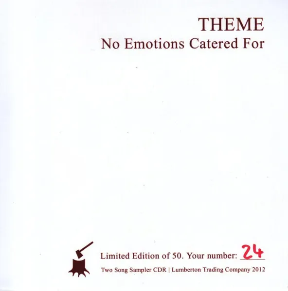 No Emotions Catered For