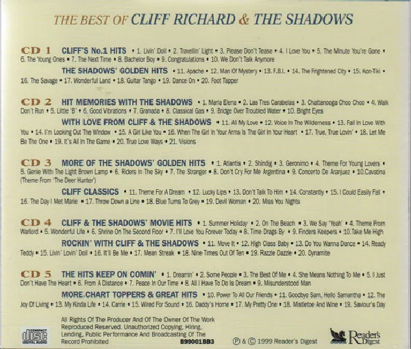 The Best Of Cliff Richard & The Shadows
