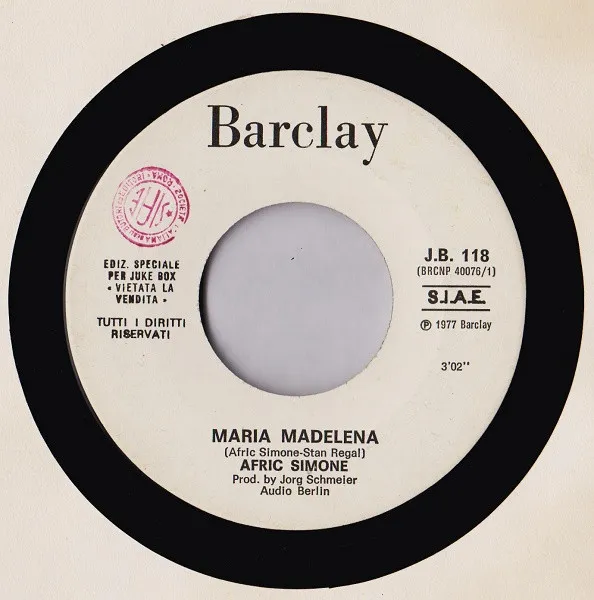 Maria Maddalena / Don't Cry For Me Argentina