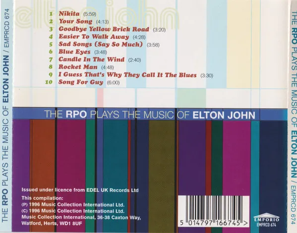 The Royal Philharmonic Orchestra Plays The Music Of Elton John