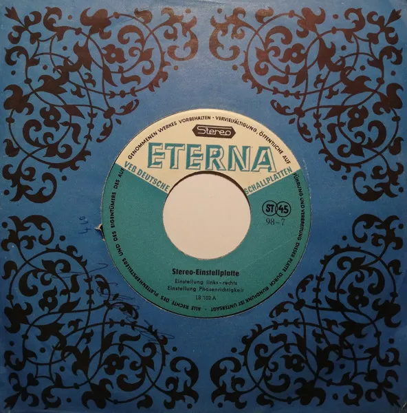 Stereo Einstellplatte