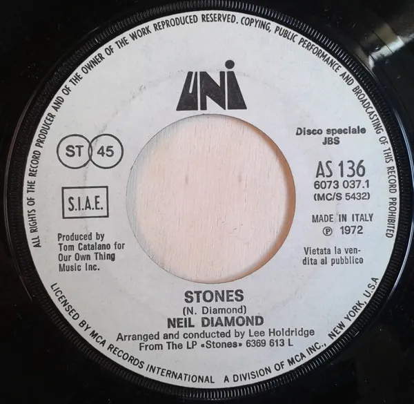 I'd Like To Teach The World To Sing (In Perfect Harmony) / Stones