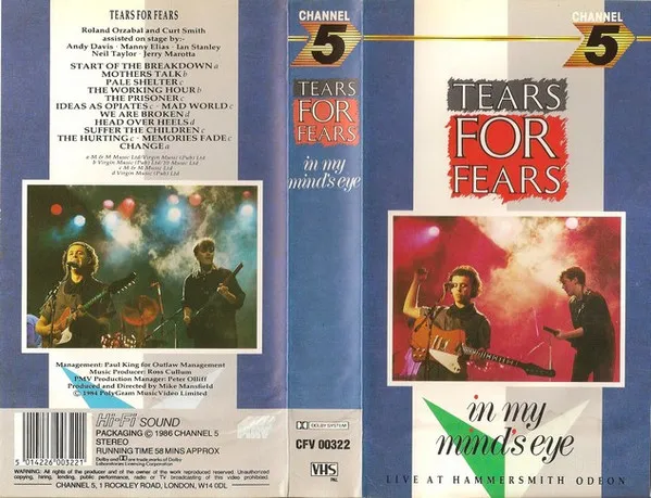 In My Mind's Eye Live At Hammersmith Odeon
