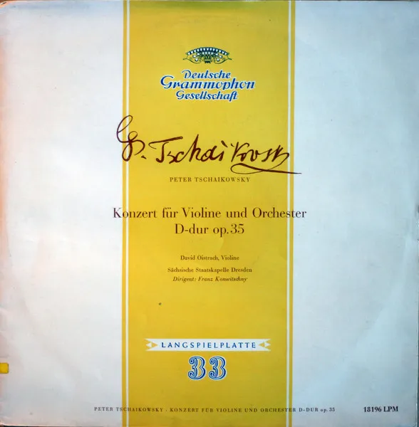 Konzert Für Violine Und Orchester D-dur Op. 35