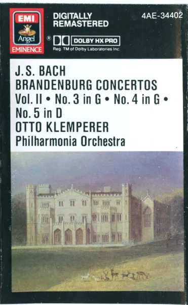 Brandenburg Concertos Album 2 - Nos. 3,4 &5