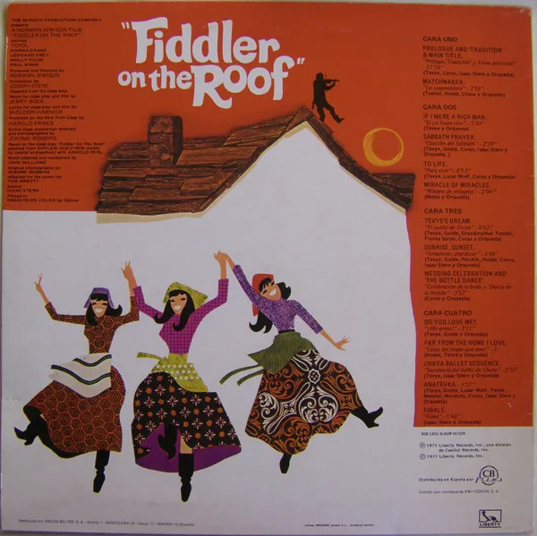 Fiddler On The Roof / El Violinista En El Tejado (Banda Sonora Original De La Película)