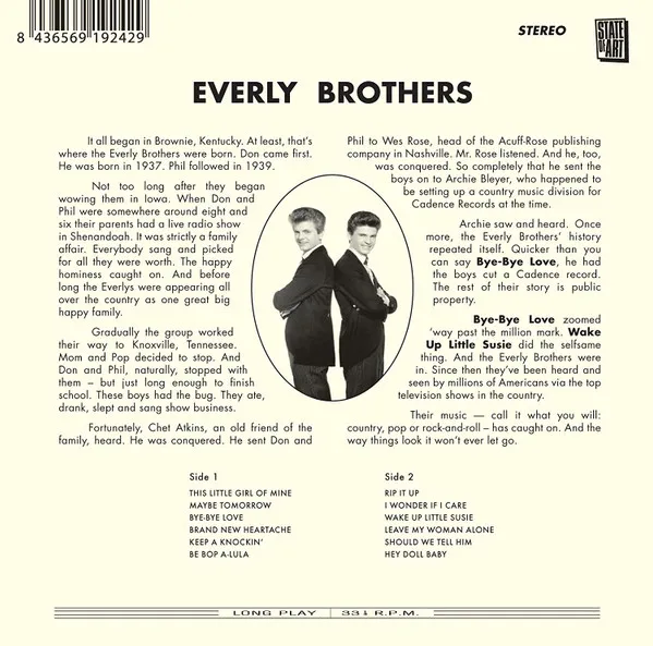 Everly Brothers/It's Beverly Time
