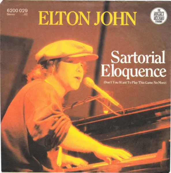 Sartorial Eloquence (Don't You Want To Play This Game No More)