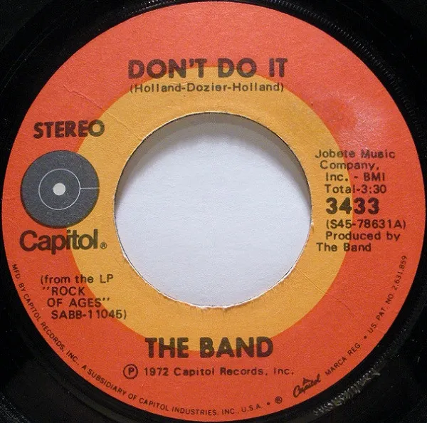 Don't Do It / Rag Mama Rag