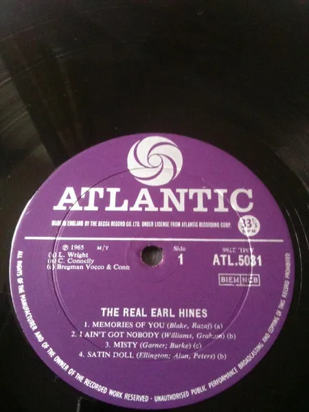The Real Earl Hines Recorded Live! In Concert