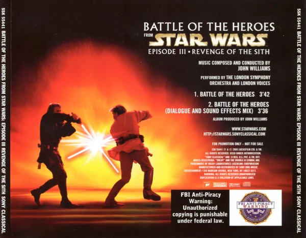 Battle Of The Heroes From Star Wars: Episode III - Revenge Of The Sith