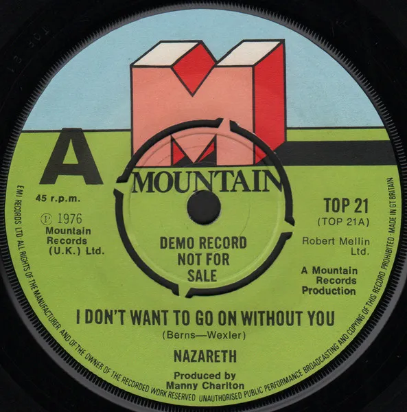 I Don't Want To Go On Without You