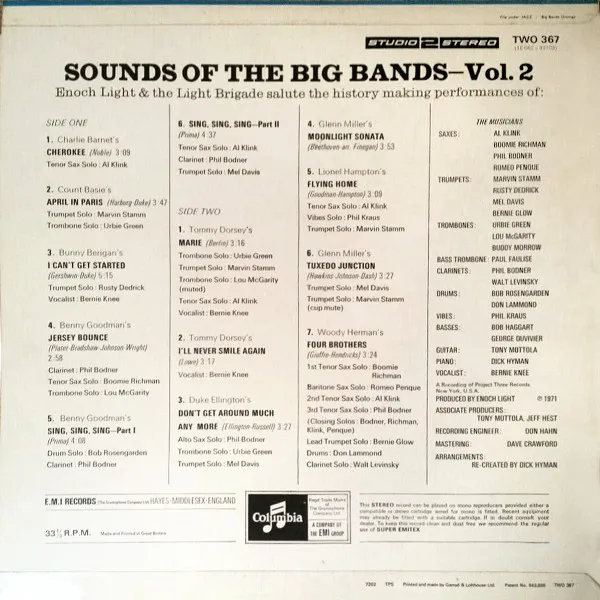 Sounds Of The Big Bands Vol. 2