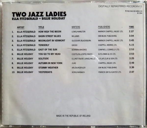 The Sunday Times Music Collection - Two Jazz Ladies