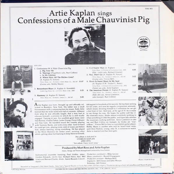 Confessions Of A Male Chauvinist Pig