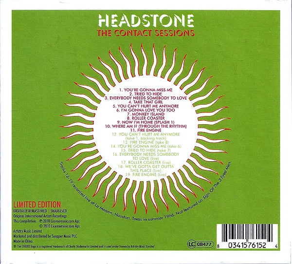 Headstone: The Contact Sessions