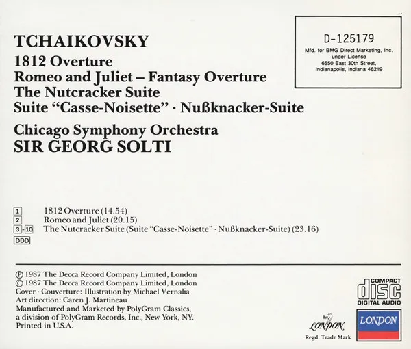 1812 / Romeo & Juliet / The Nutcracker Suite
