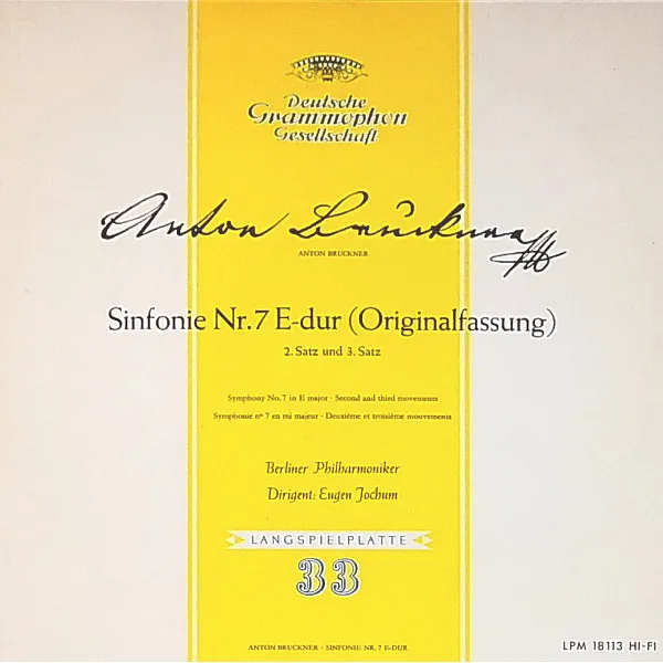 Sinfonie Nr. 7 E-dur (Originalfassung) ‧ 2. Satz Und 3. Satz