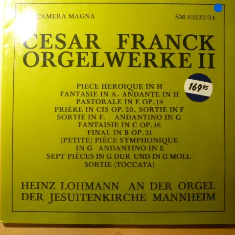 Orgelwerke II (Heinz Lohmann An Der Orgel Der Jesuitenkirche Mannheim)