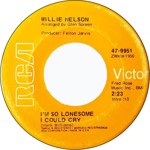 I'm A Memory / I'm So Lonesome I Could Cry
