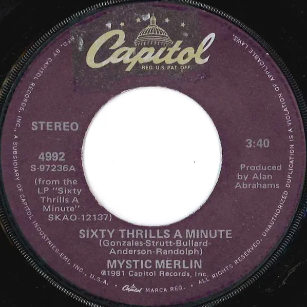 Sixty Thrills A Minute / Sign Of The Times