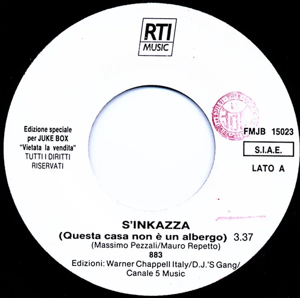 S'Inkazza (Questa Casa Non È Un Albergo) / Sesso Se
