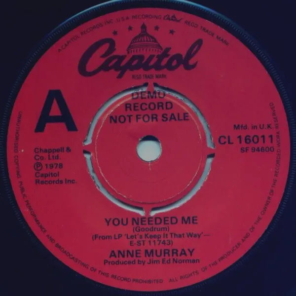 You Needed Me