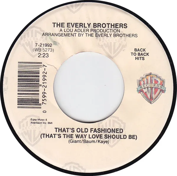 Crying In The Rain / That's Old Fashioned