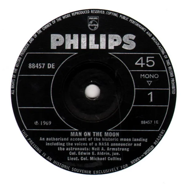 Man On The Moon - The Story In Sound Of The Apollo 11 Landing - July 20, 1969