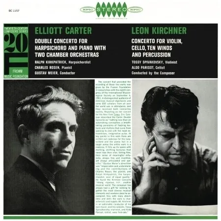 Double Concerto For Harpsichord And Piano With Two Chamber Orchestras - Concerto For Violin, Cello, Ten Winds And Percussion