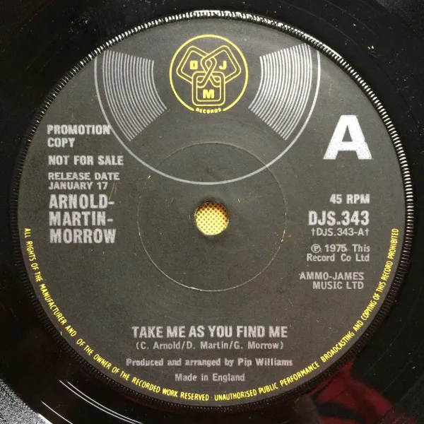 Take Me As You Find Me