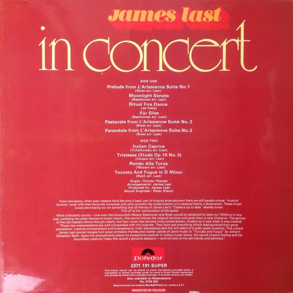 James Last In Concert