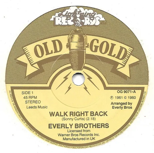 Walk Right Back