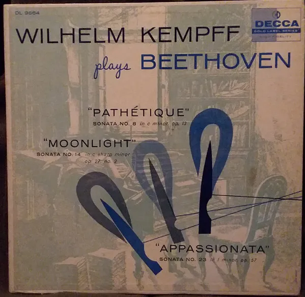Sonatas Nr. 8 "Pathétique" · Nr. 14 "Moonlight" · Nr. 23 "Appassionata"