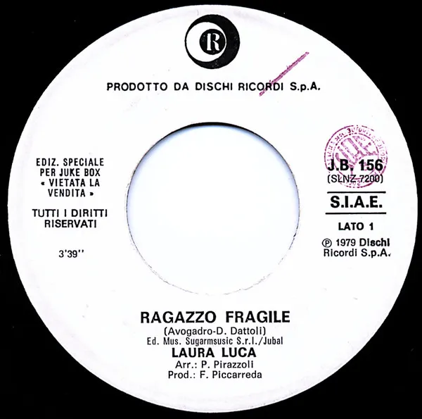 Ragazzo Fragile / Lady Night