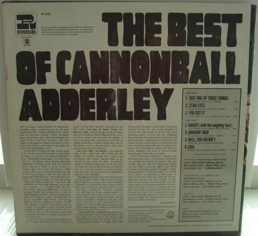 The Best Of Cannonball Adderley