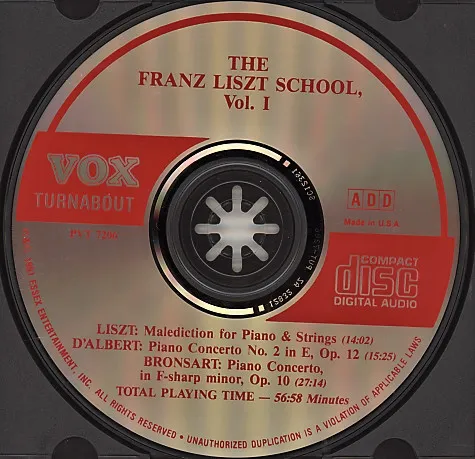 The Franz Liszt School Volume I