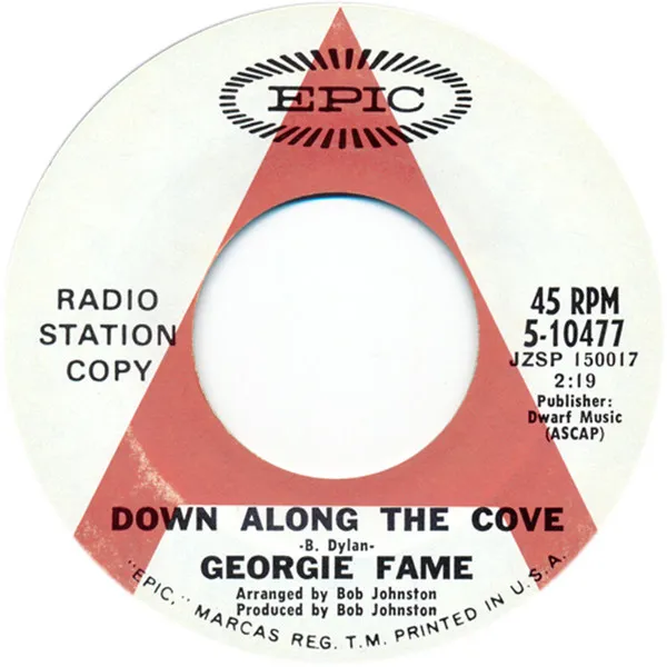 Down Along The Cove / I'll Be Your Baby Tonight