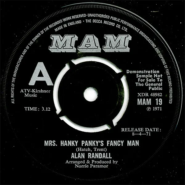 Mrs. Hanky Panky's Fancy Man