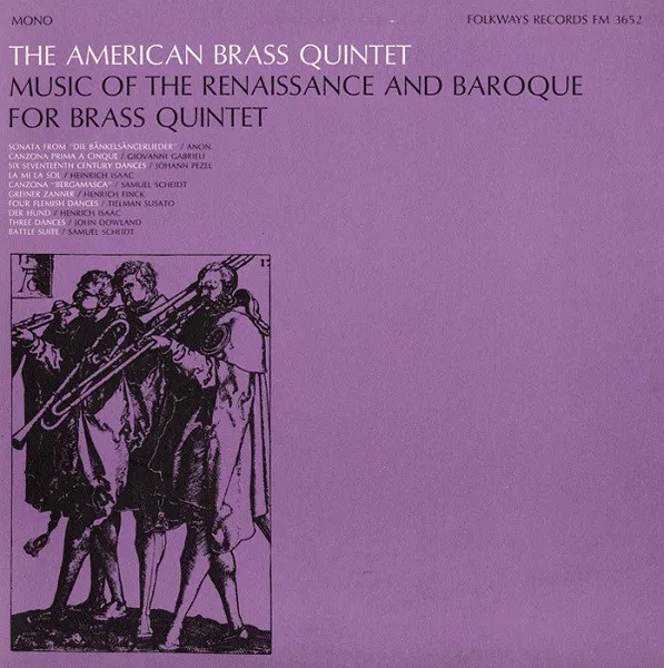 Music Of The Renaissance And Baroque For Brass Quintet
