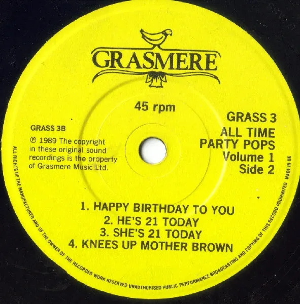 All-Time Party Pops Volume One